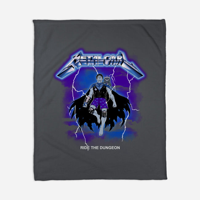 Metal Carl-None-Fleece-Blanket-retrodivision
