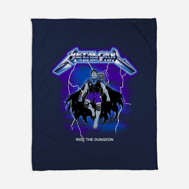 Metal Carl-None-Fleece-Blanket-retrodivision