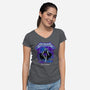 Metal Carl-Womens-V-Neck-Tee-retrodivision