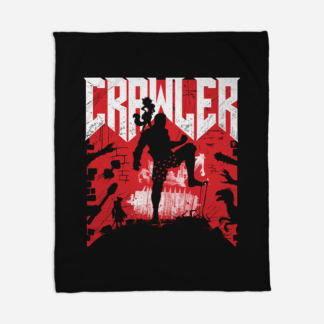 Classic Crawler-None-Fleece-Blanket-rocketman_art
