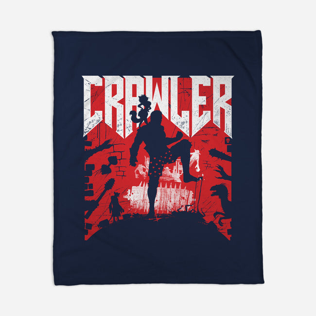 Classic Crawler-None-Fleece-Blanket-rocketman_art