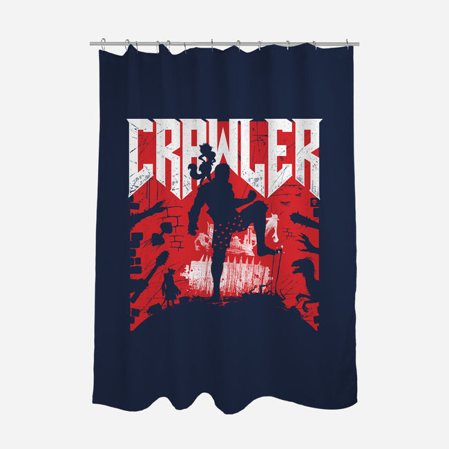 Classic Crawler-None-Polyester-Shower Curtain-rocketman_art