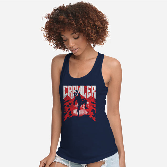 Classic Crawler-Womens-Racerback-Tank-rocketman_art