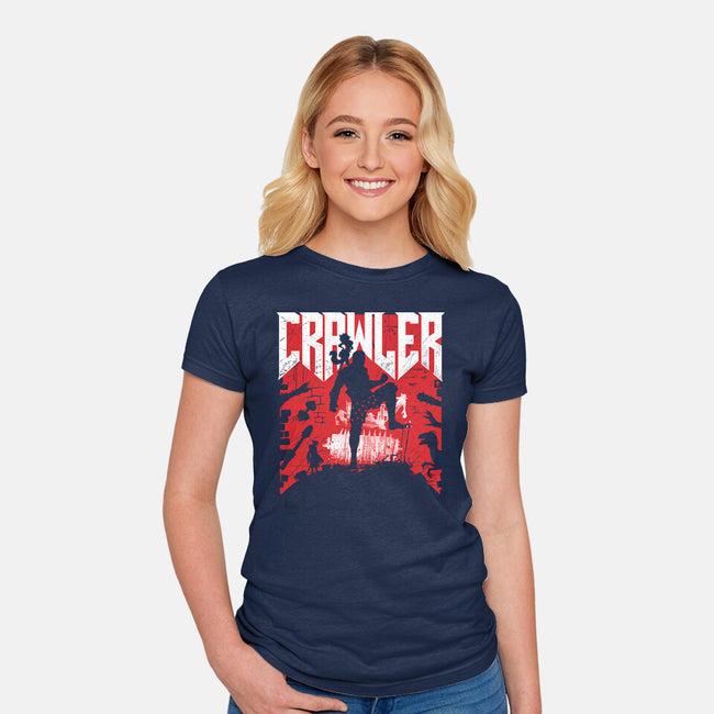Classic Crawler-Womens-Fitted-Tee-rocketman_art