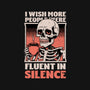 Skull Coffee Silence-None-Drawstring-Bag-Studio Mootant