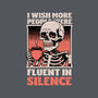 Skull Coffee Silence-Mens-Heavyweight-Tee-Studio Mootant