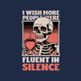 Skull Coffee Silence-None-Drawstring-Bag-Studio Mootant