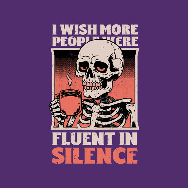 Skull Coffee Silence-None-Drawstring-Bag-Studio Mootant