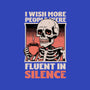 Skull Coffee Silence-None-Mug-Drinkware-Studio Mootant