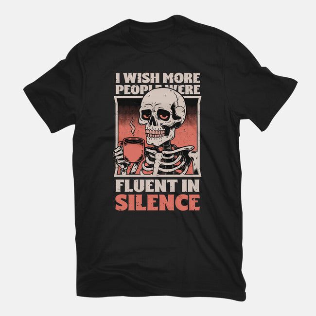 Skull Coffee Silence-Mens-Heavyweight-Tee-Studio Mootant