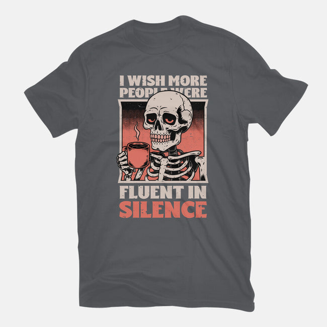 Skull Coffee Silence-Mens-Heavyweight-Tee-Studio Mootant