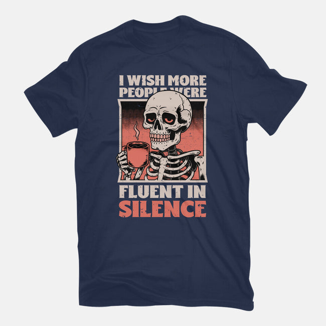 Skull Coffee Silence-Mens-Heavyweight-Tee-Studio Mootant
