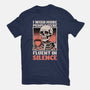 Skull Coffee Silence-Unisex-Basic-Tee-Studio Mootant