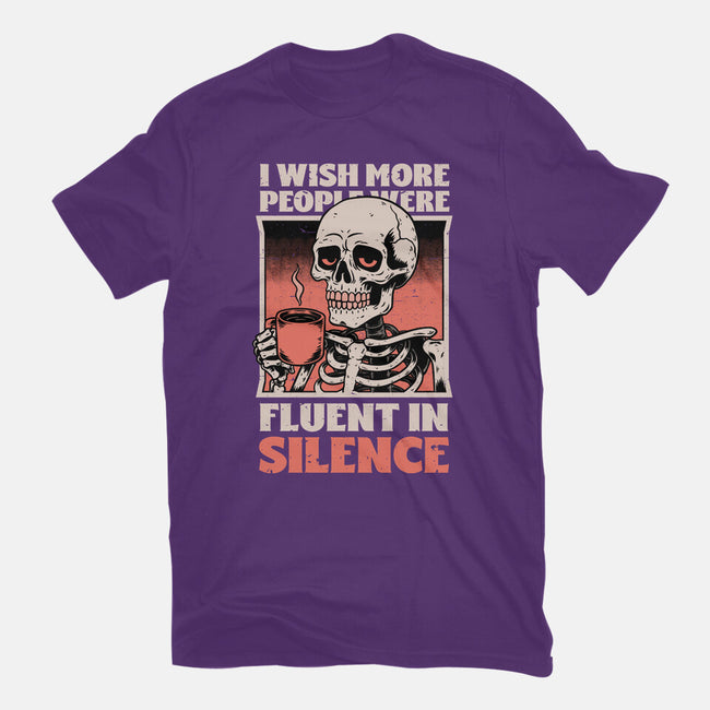 Skull Coffee Silence-Youth-Basic-Tee-Studio Mootant