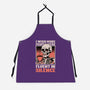 Skull Coffee Silence-Unisex-Kitchen-Apron-Studio Mootant