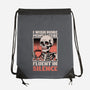 Skull Coffee Silence-None-Drawstring-Bag-Studio Mootant