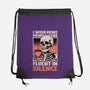 Skull Coffee Silence-None-Drawstring-Bag-Studio Mootant