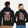 Skull Coffee Silence-Unisex-Zip-Up-Sweatshirt-Studio Mootant
