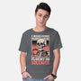 Skull Coffee Silence-Mens-Basic-Tee-Studio Mootant