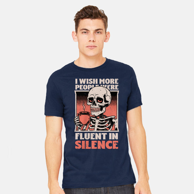 Skull Coffee Silence-Mens-Heavyweight-Tee-Studio Mootant