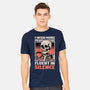 Skull Coffee Silence-Mens-Heavyweight-Tee-Studio Mootant