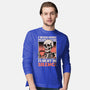 Skull Coffee Silence-Mens-Long Sleeved-Tee-Studio Mootant