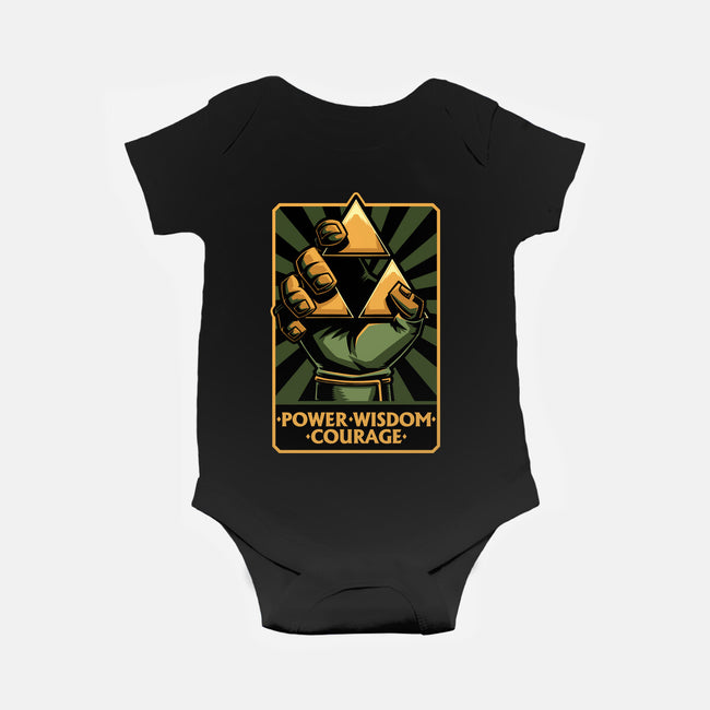 Elf Game Triangle-Baby-Basic-Onesie-Studio Mootant