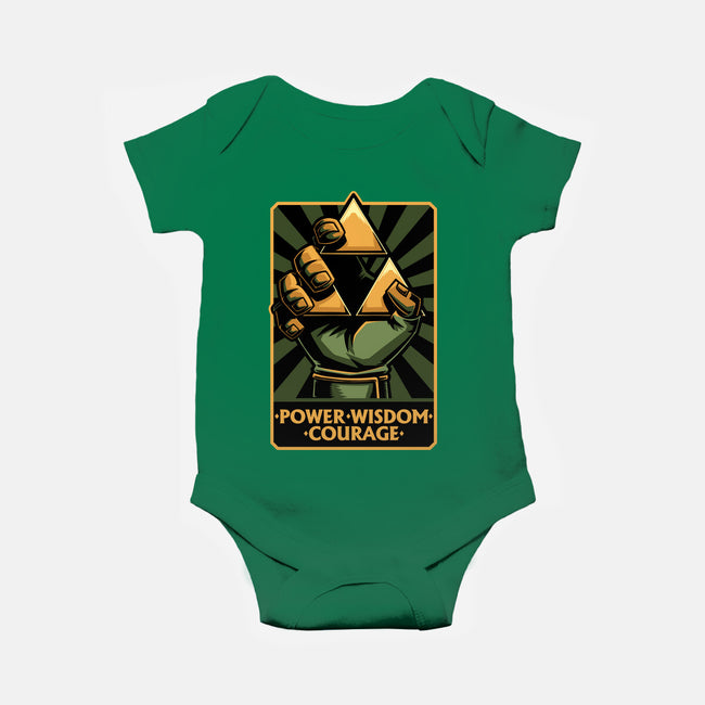 Elf Game Triangle-Baby-Basic-Onesie-Studio Mootant