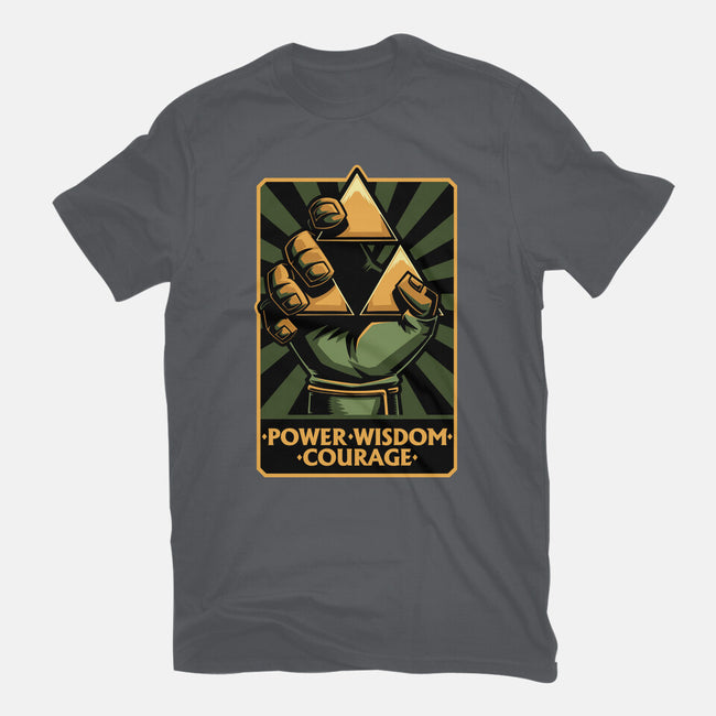 Elf Game Triangle-Mens-Heavyweight-Tee-Studio Mootant