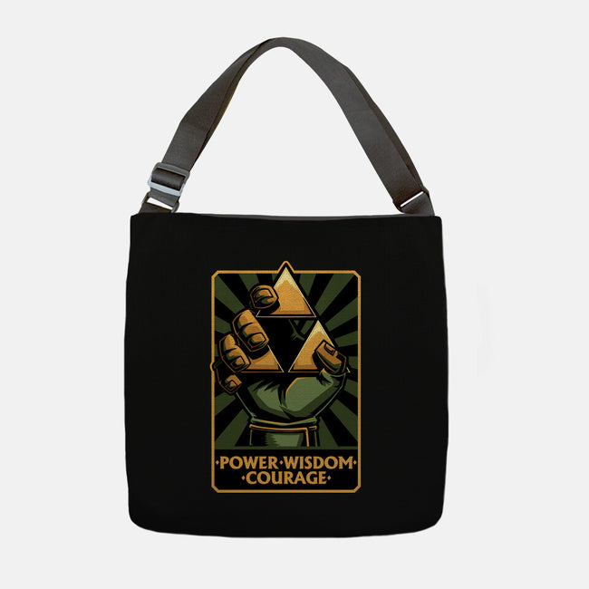 Elf Game Triangle-None-Adjustable Tote-Bag-Studio Mootant