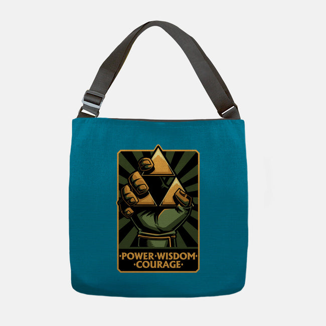 Elf Game Triangle-None-Adjustable Tote-Bag-Studio Mootant