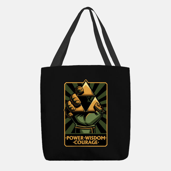 Elf Game Triangle-None-Basic Tote-Bag-Studio Mootant