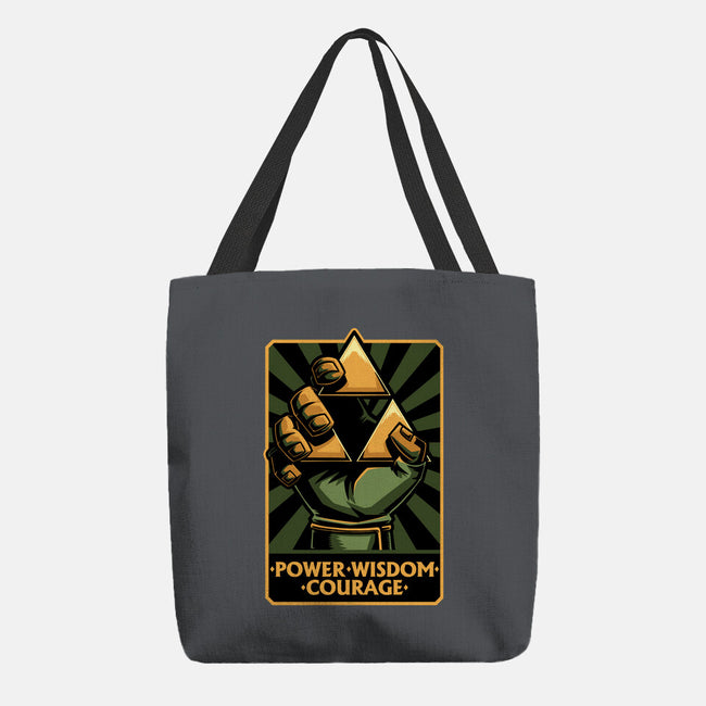 Elf Game Triangle-None-Basic Tote-Bag-Studio Mootant