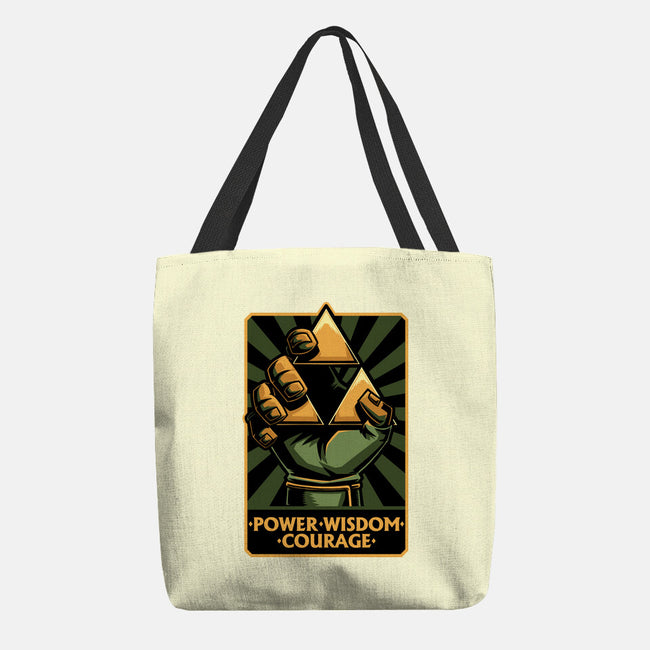 Elf Game Triangle-None-Basic Tote-Bag-Studio Mootant