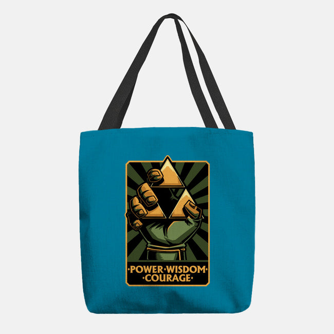 Elf Game Triangle-None-Basic Tote-Bag-Studio Mootant