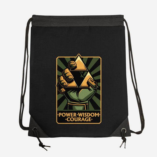 Elf Game Triangle-None-Drawstring-Bag-Studio Mootant