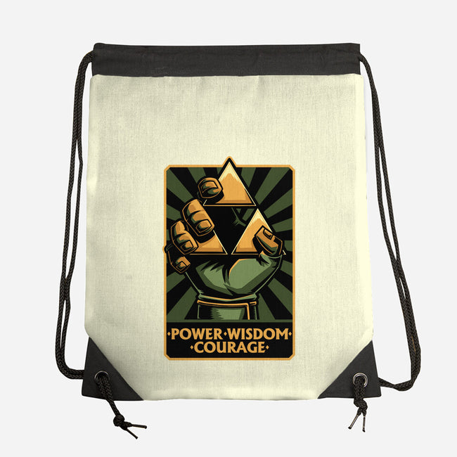 Elf Game Triangle-None-Drawstring-Bag-Studio Mootant
