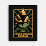 Elf Game Triangle-None-Stretched-Canvas-Studio Mootant
