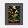 Elf Game Triangle-None-Stretched-Canvas-Studio Mootant