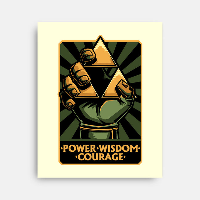 Elf Game Triangle-None-Stretched-Canvas-Studio Mootant
