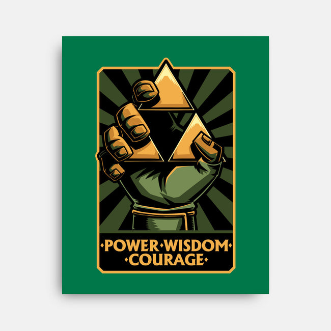 Elf Game Triangle-None-Stretched-Canvas-Studio Mootant