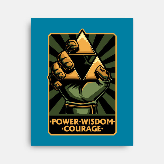 Elf Game Triangle-None-Stretched-Canvas-Studio Mootant