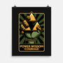 Elf Game Triangle-None-Matte-Poster-Studio Mootant