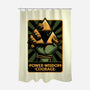 Elf Game Triangle-None-Polyester-Shower Curtain-Studio Mootant