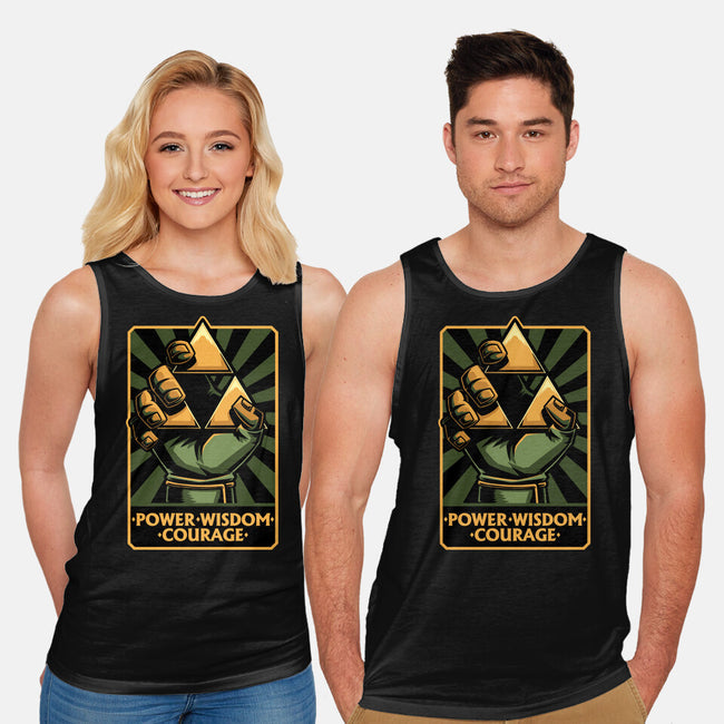 Elf Game Triangle-Unisex-Basic-Tank-Studio Mootant
