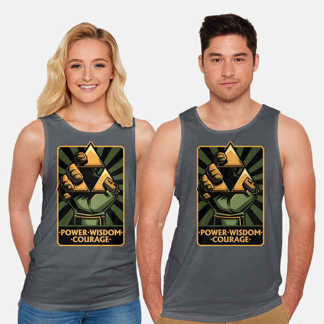Elf Game Triangle-Unisex-Basic-Tank-Studio Mootant