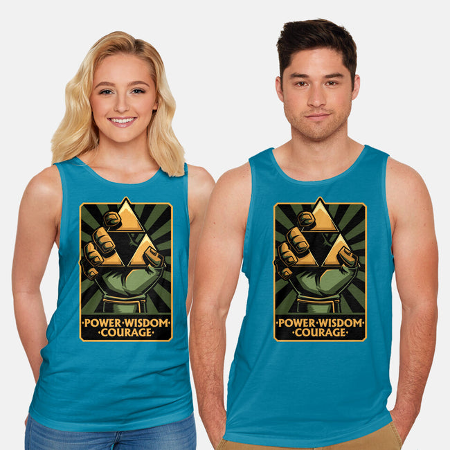 Elf Game Triangle-Unisex-Basic-Tank-Studio Mootant