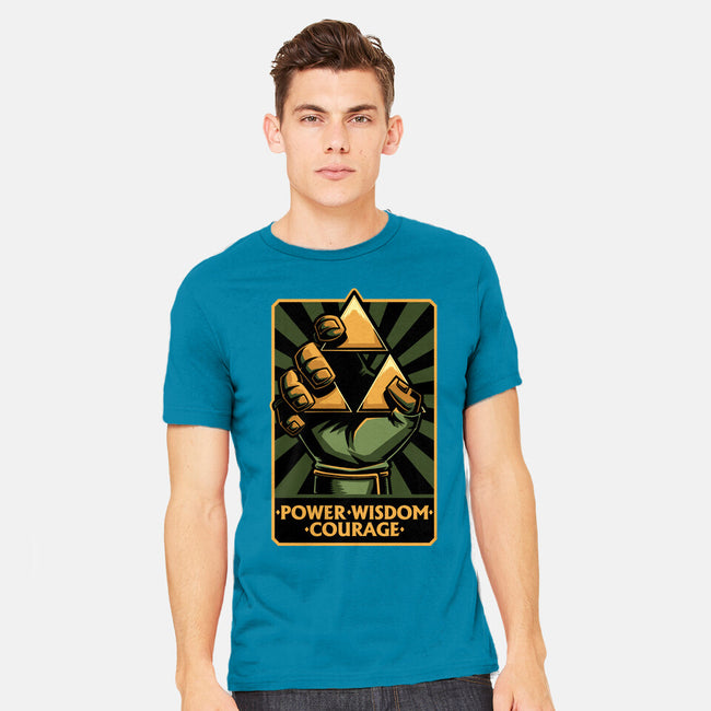 Elf Game Triangle-Mens-Heavyweight-Tee-Studio Mootant