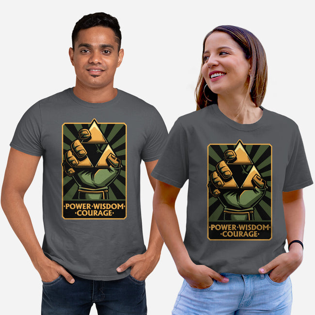 Elf Game Triangle-Unisex-Basic-Tee-Studio Mootant