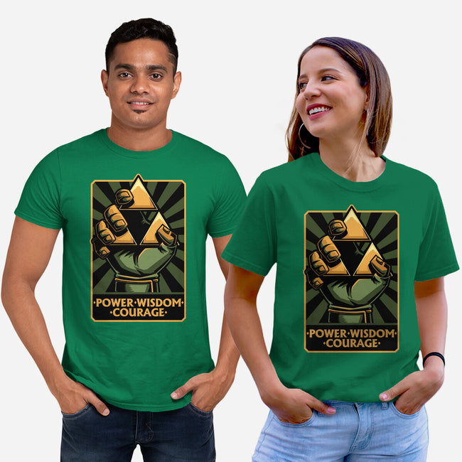 Elf Game Triangle-Unisex-Basic-Tee-Studio Mootant